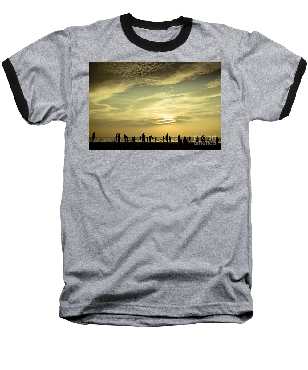 Water Baseball T-Shirt featuring the photograph Vanilla sky #1 by Raimond Klavins