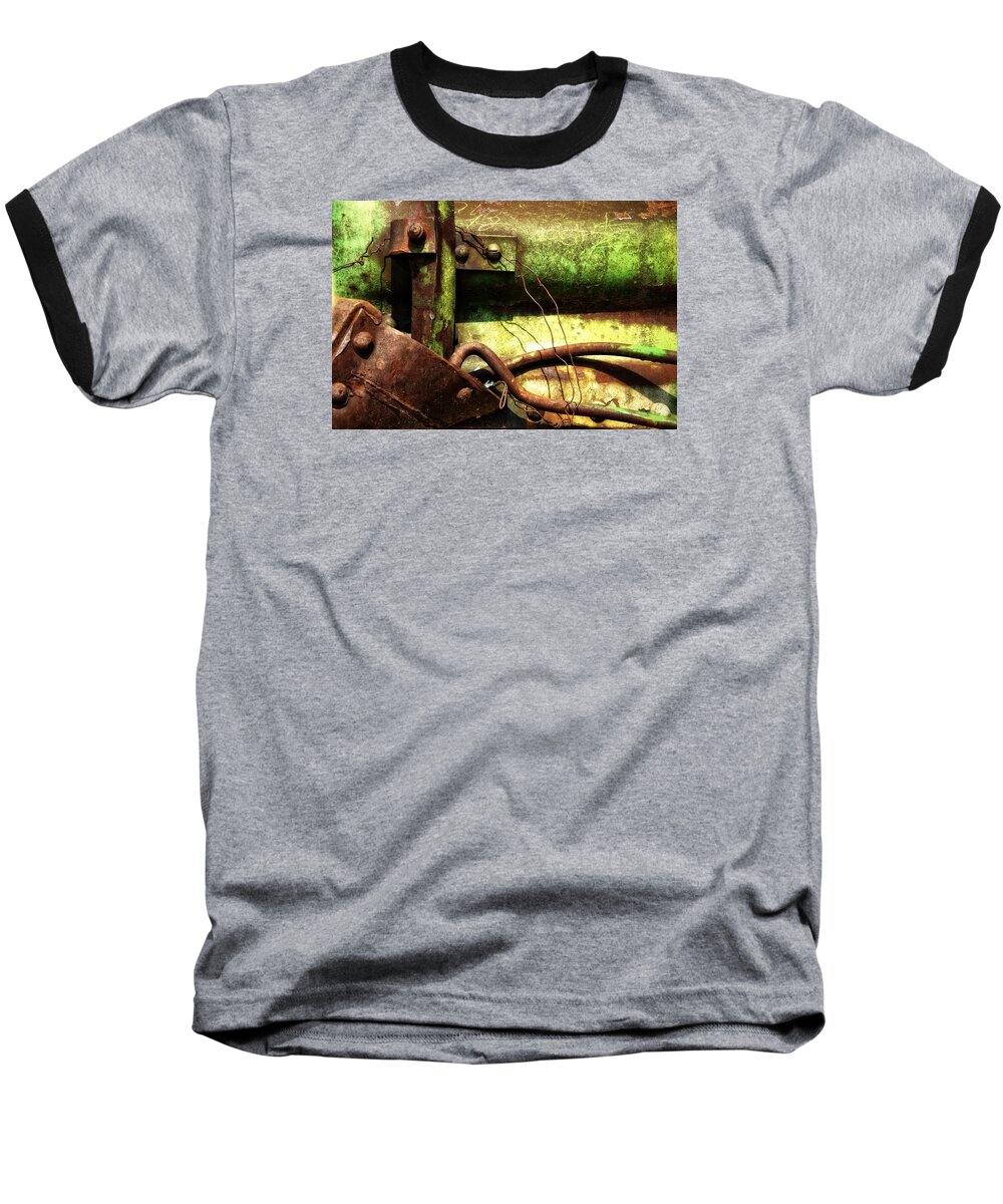 Newel Hunter Baseball T-Shirt featuring the photograph Wired #1 by Newel Hunter