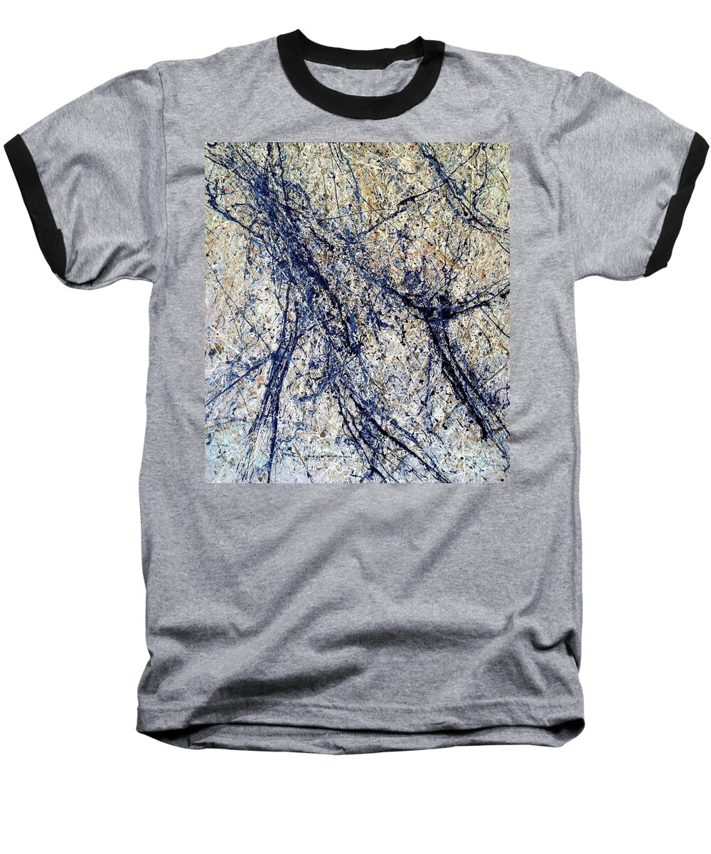 Abstract Baseball T-Shirt featuring the painting Composition #10 by Natalia Astankina