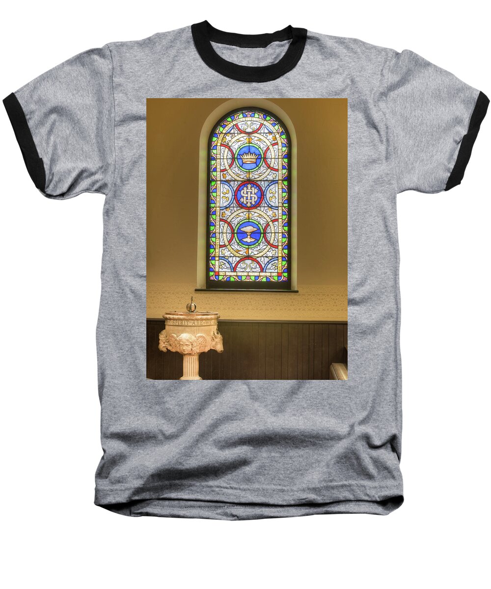 Saint Annes Baseball T-Shirt featuring the digital art Saint Anne's Windows #13 by Jim Proctor