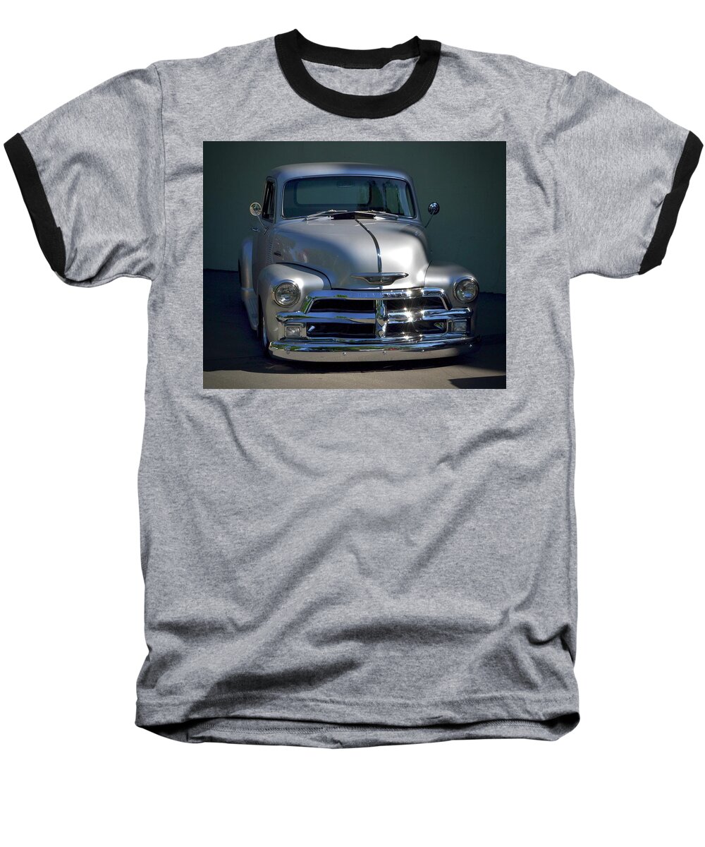  Baseball T-Shirt featuring the photograph Classic Chevy Pickup #17 by Dean Ferreira