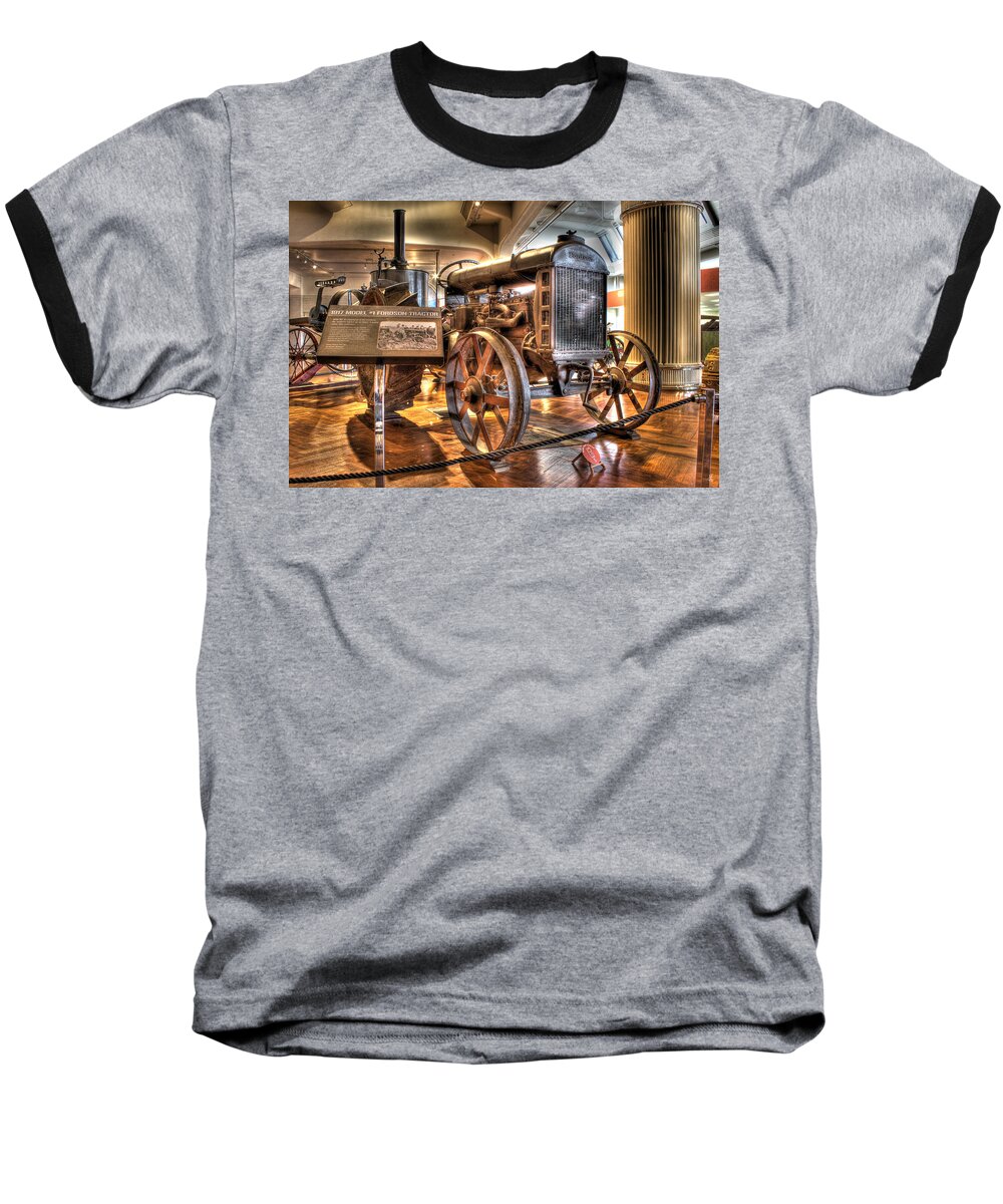 Baseball T-Shirt featuring the photograph 1917 Model 1 Fordson Tractor Dearborn MI by Nicholas Grunas