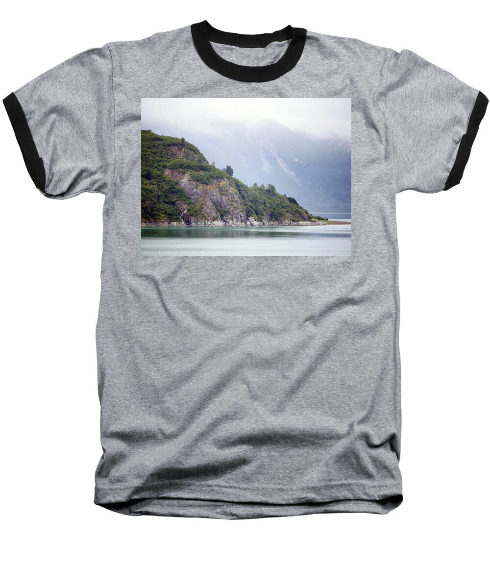 Alaska Baseball T-Shirt featuring the photograph Alaskan Coast #3 by Paul Ross
