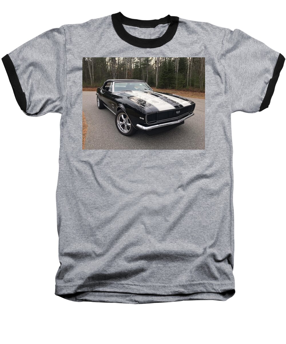 Chevrolet Camaro Ss Baseball T-Shirt featuring the photograph Chevrolet Camaro SS #2 by Jackie Russo