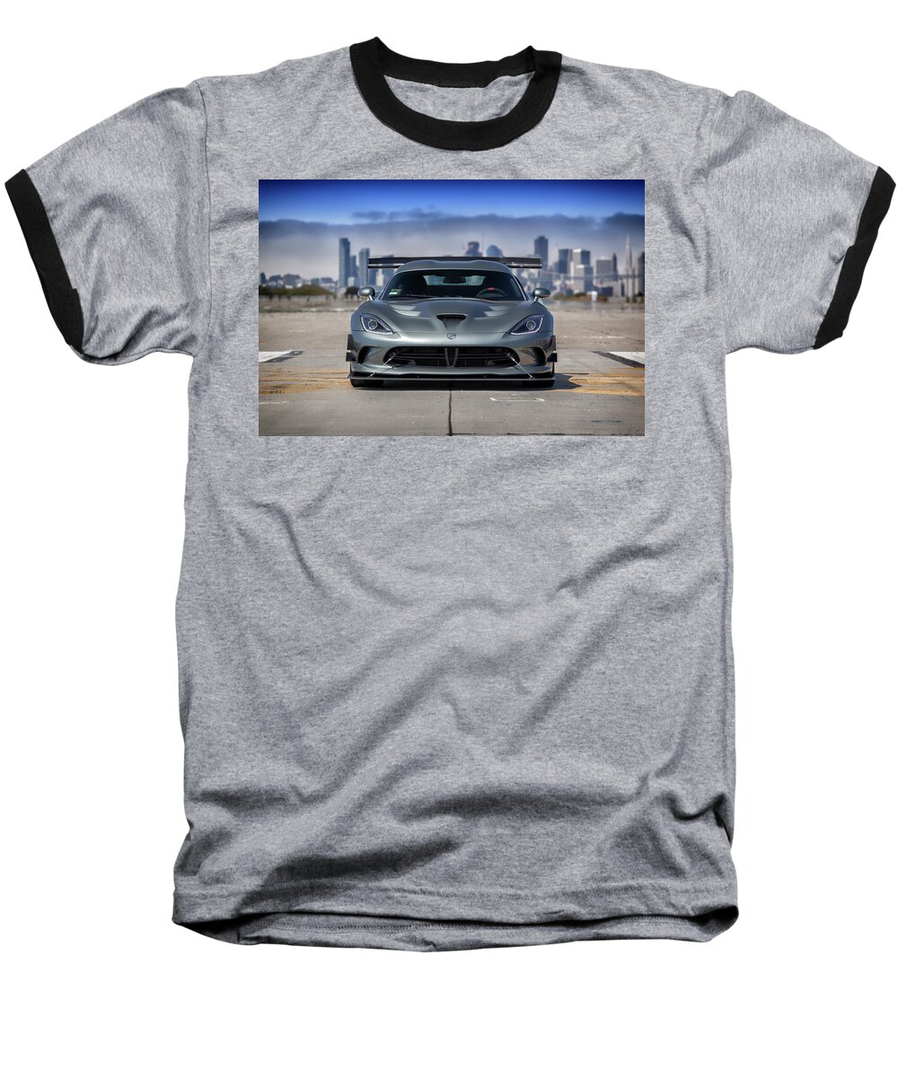 American Baseball T-Shirt featuring the photograph #Dodge #ACR #Viper #2 by ItzKirb Photography