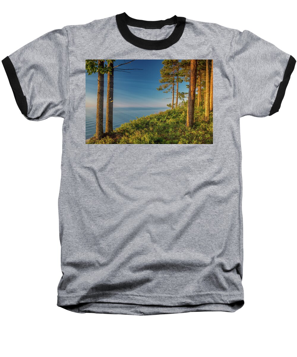 Beaver Creek Baseball T-Shirt featuring the photograph Evening Light #2 by Gary McCormick