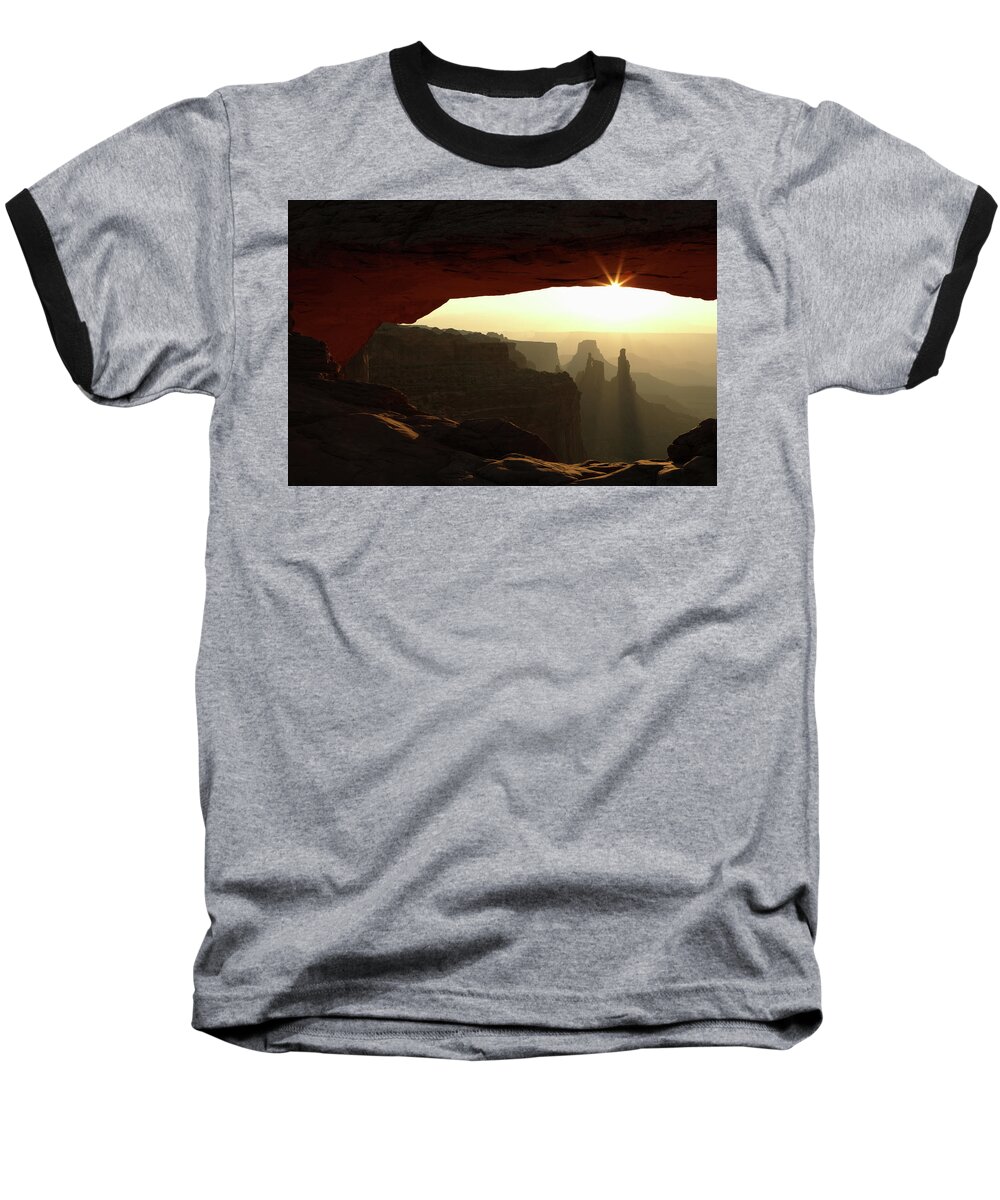 Utah Baseball T-Shirt featuring the photograph Mesa Arch #3 by Eric Foltz