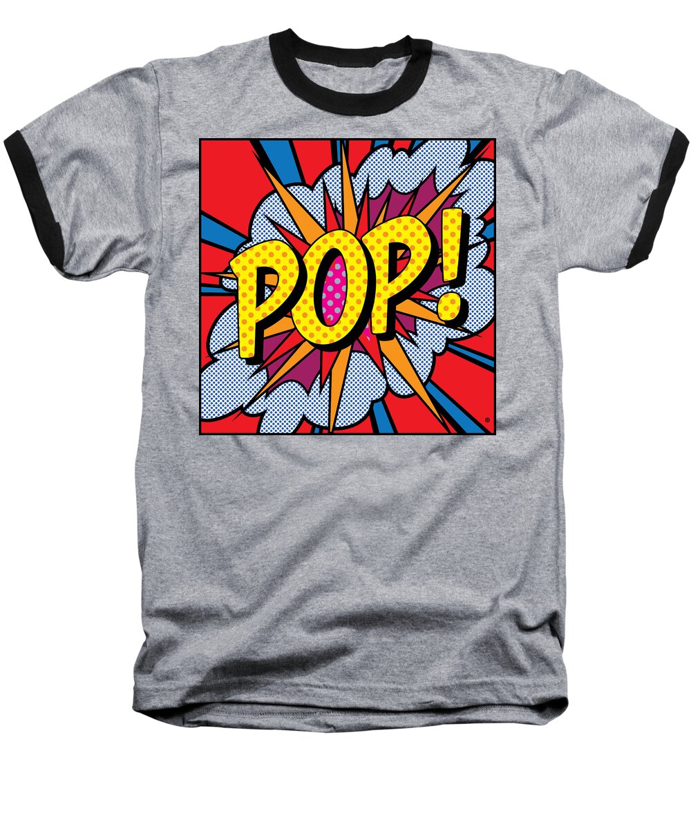 Digital Baseball T-Shirt featuring the digital art POP Art - 4 #2 by Gary Grayson