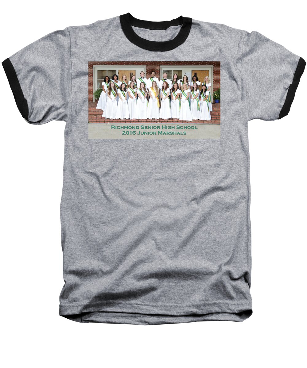  Baseball T-Shirt featuring the photograph 2016 Jr Marshals by Jimmy McDonald