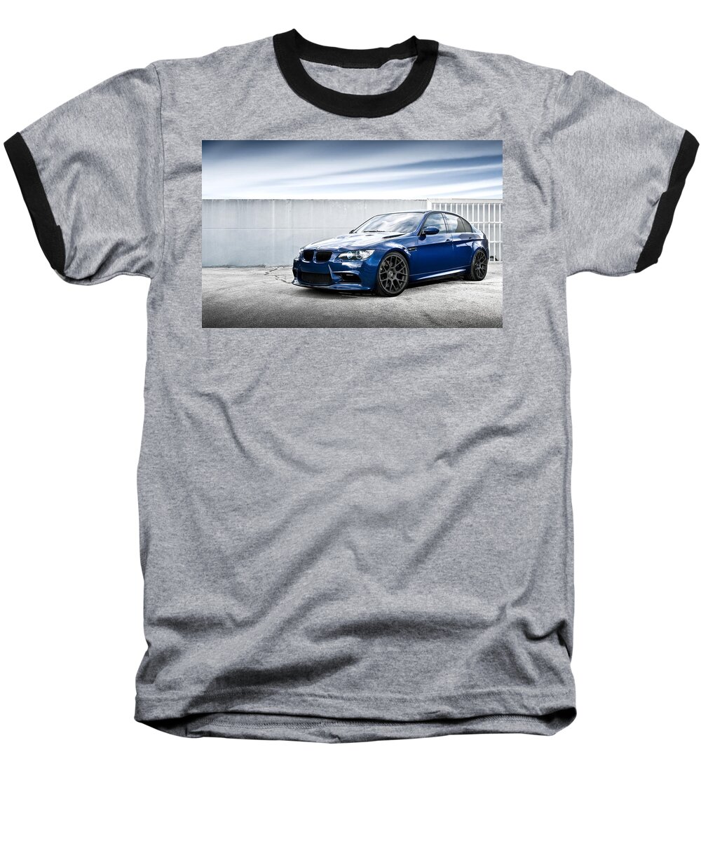 Bmw Baseball T-Shirt featuring the photograph Bmw #26 by Jackie Russo