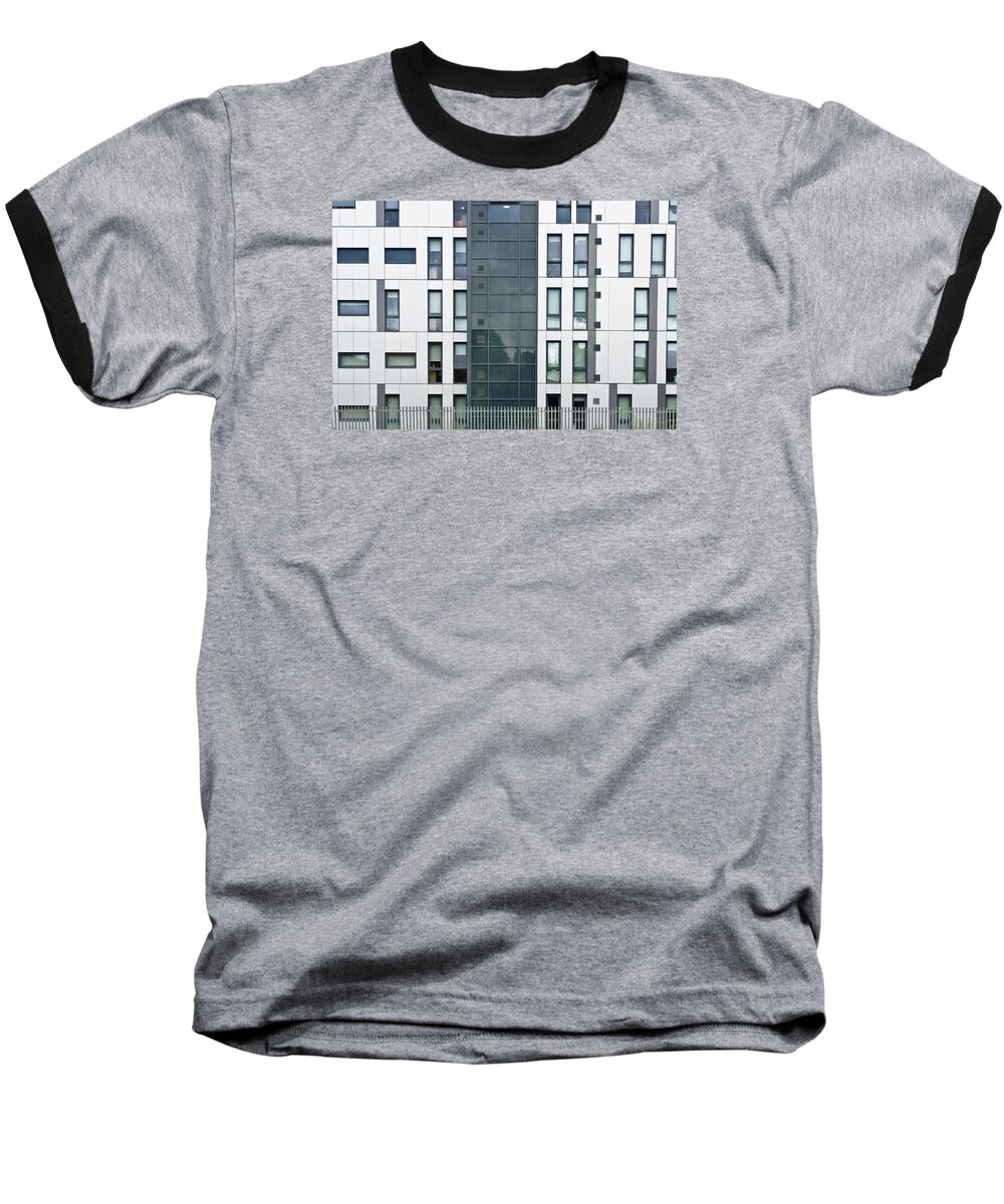 Architectural Baseball T-Shirt featuring the photograph Modern building #28 by Tom Gowanlock