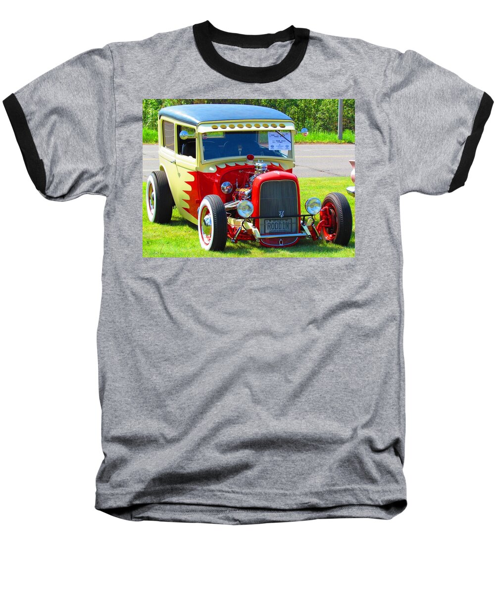 Ford Model A Baseball T-Shirt featuring the photograph Ford Model A #3 by Jackie Russo