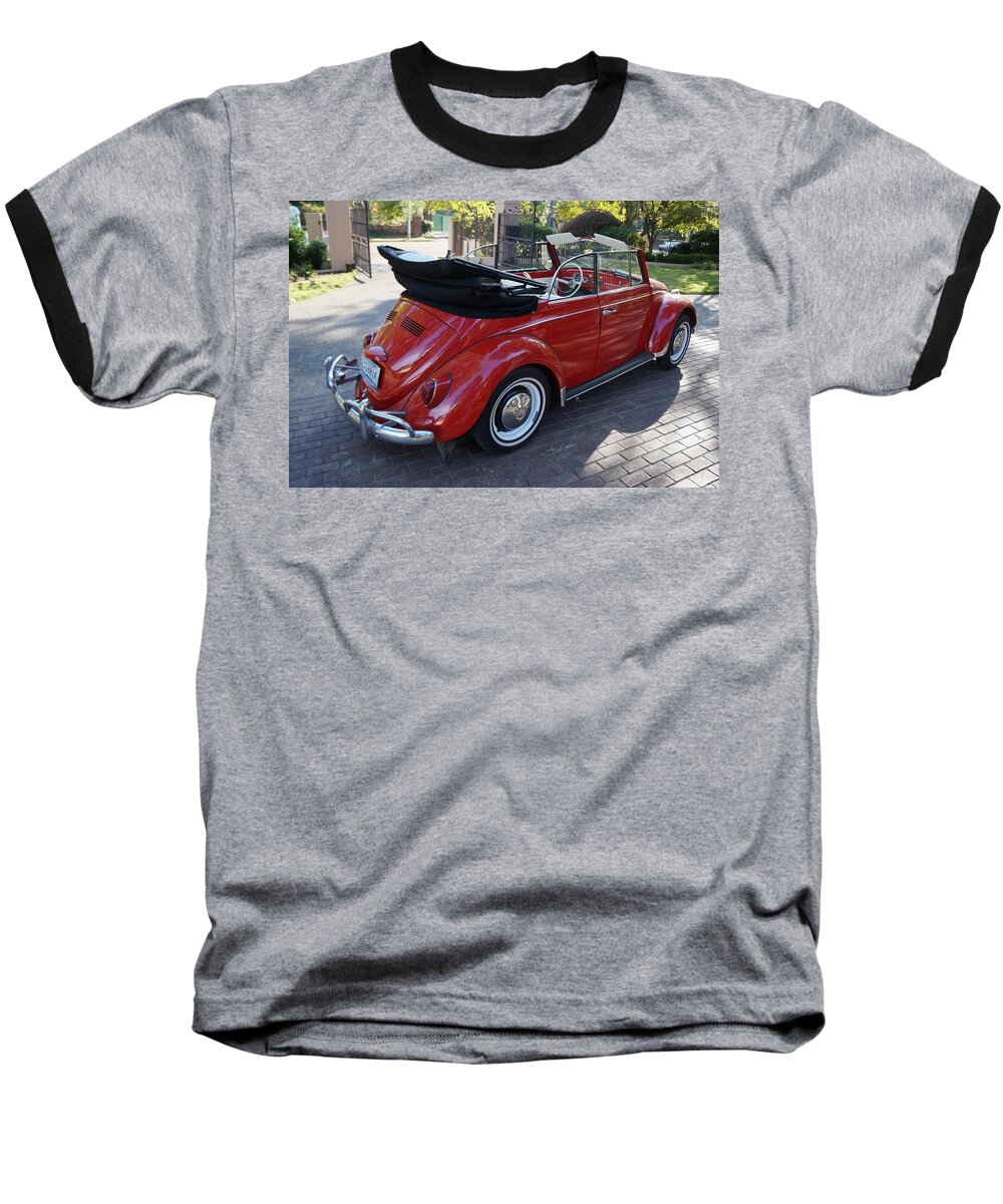 Volkswagen Beetle Baseball T-Shirt featuring the photograph Volkswagen Beetle #3 by Mariel Mcmeeking