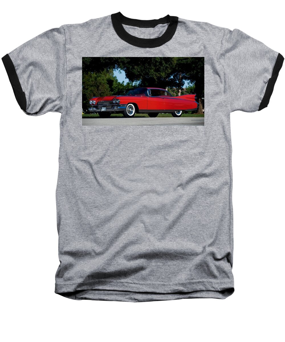 Cadillac Baseball T-Shirt featuring the digital art Cadillac #4 by Maye Loeser