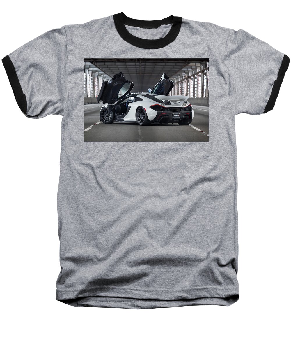 Mclaren Baseball T-Shirt featuring the photograph #mclaren #p1 #print #4 by ItzKirb Photography