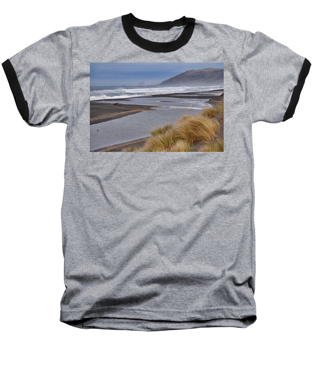The Lost Coast Baseball T-Shirt featuring the photograph The Lost Coast #4 by Maria Jansson