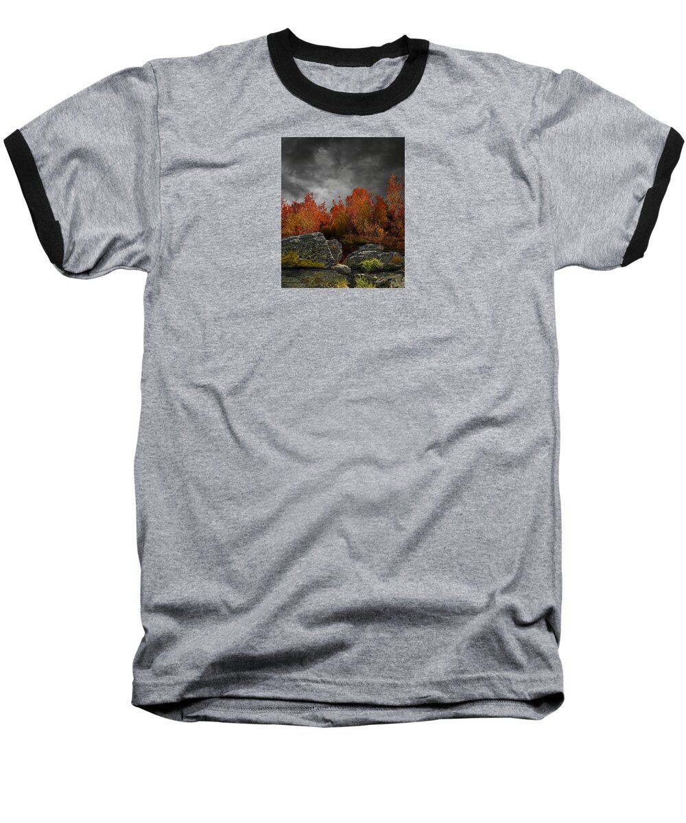 Landscape Baseball T-Shirt featuring the photograph 4004 by Peter Holme III