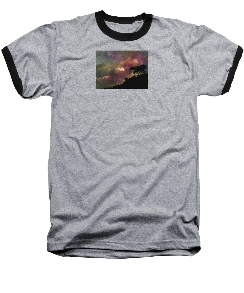 Hill Baseball T-Shirt featuring the photograph 4090 #1 by Peter Holme III