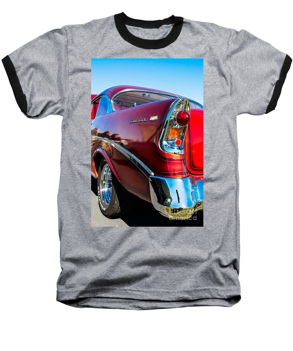 1956 Baseball T-Shirt featuring the photograph 56 Chevy Bel Air by Anthony Sacco