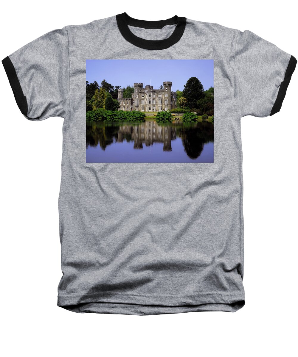Archaeology Baseball T-Shirt featuring the photograph Johnstown Castle, Co Wexford, Ireland #5 by The Irish Image Collection 