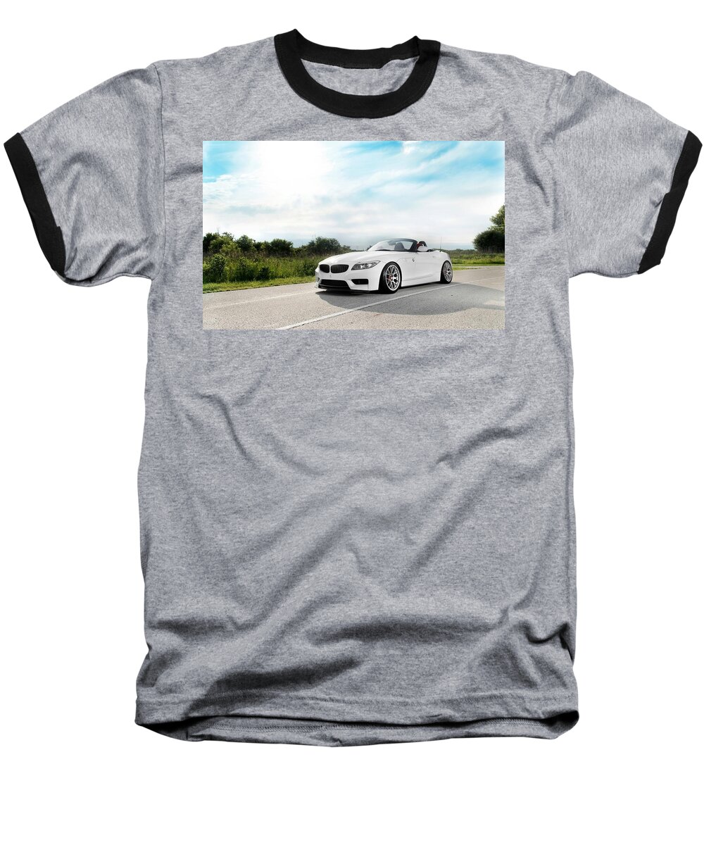 Bmw Baseball T-Shirt featuring the photograph Bmw #7 by Jackie Russo