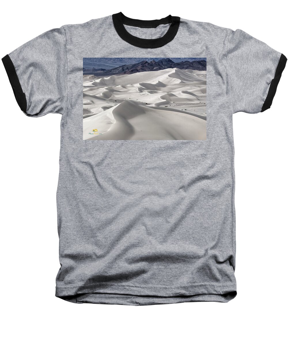 Aerial Shots Baseball T-Shirt featuring the photograph Dumont Dunes 8 by Jim Thompson