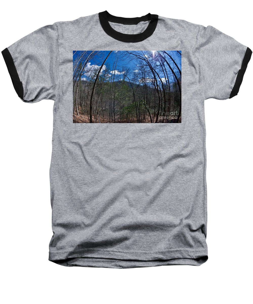 Lake Lure Baseball T-Shirt featuring the photograph Lake Lure #8 by Buddy Morrison