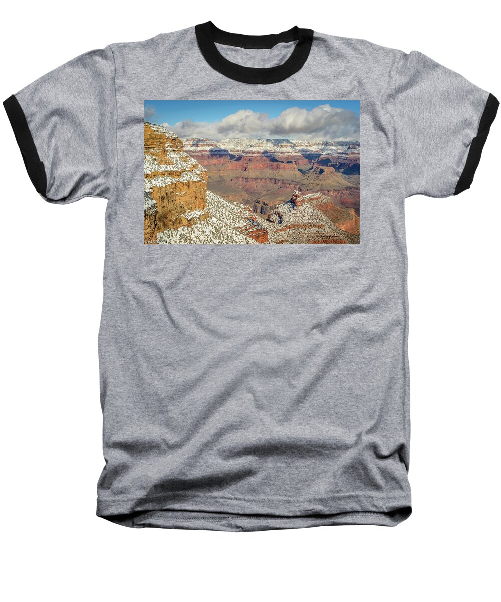 Grand Canyon Baseball T-Shirt featuring the photograph Grand Canyon #9 by Mike Ronnebeck