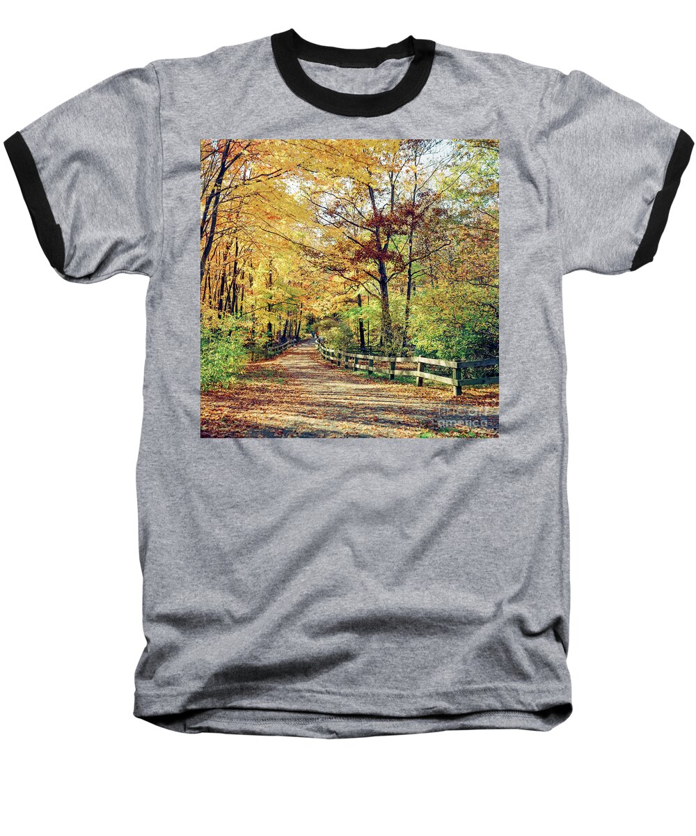 Cleveland Baseball T-Shirt featuring the photograph A colorful walk by Paul Quinn