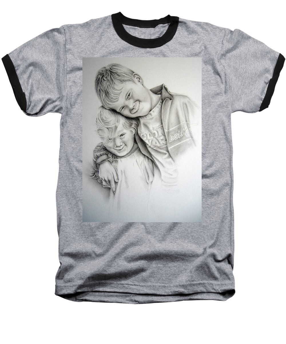 Child Baseball T-Shirt featuring the painting A Day to Remember by John Neeve