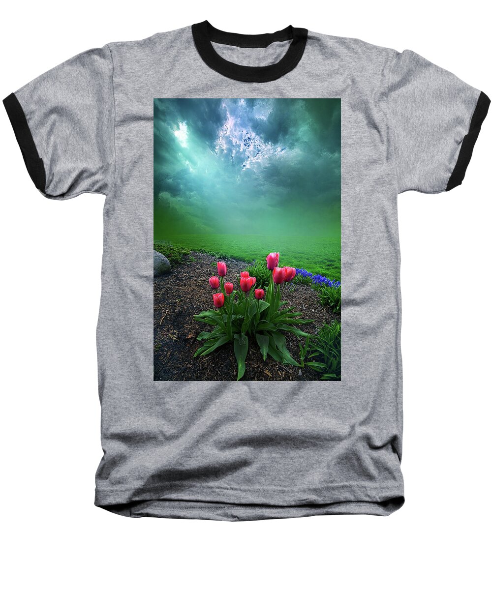 Clouds Baseball T-Shirt featuring the photograph A Dream For You by Phil Koch