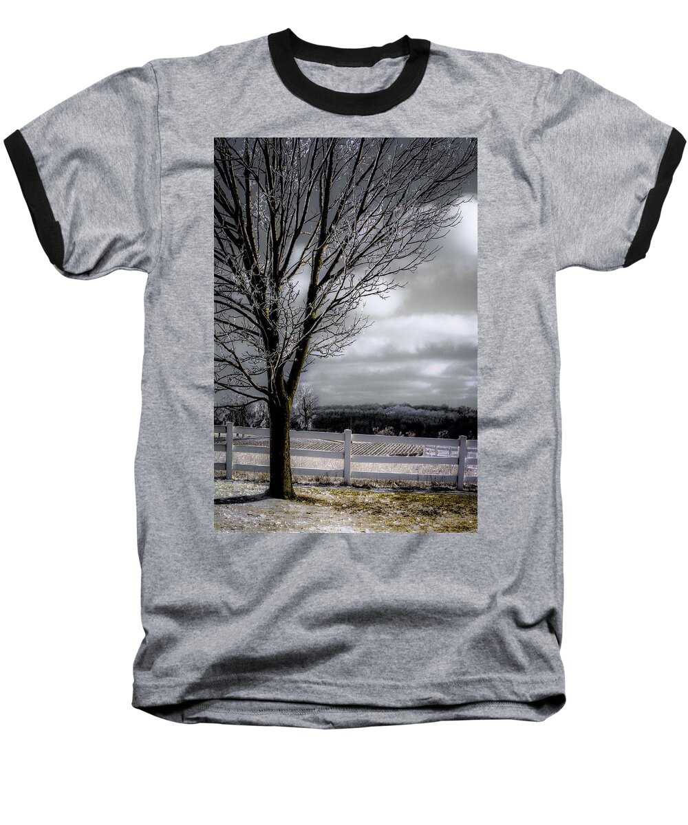 Cloudy Day Baseball T-Shirt featuring the photograph A little Sun On A Cloudy Day by Karl Anderson