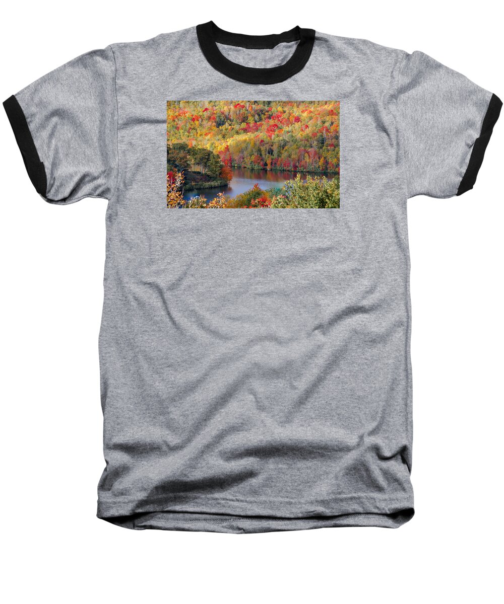 Tennessee Baseball T-Shirt featuring the photograph A Tennessee Autumn by Debbie Karnes