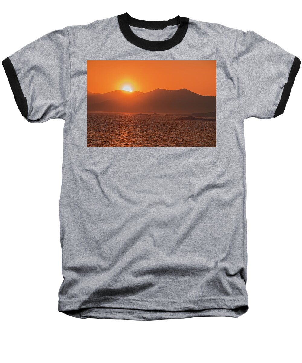 11-mile Reservoir Baseball T-Shirt featuring the photograph A Wraith Of Smoke Shortly After A Forest Fire Is Extinguished by Bijan Pirnia
