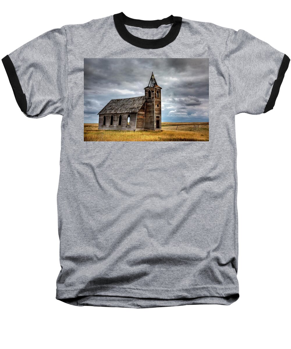 Print Baseball T-Shirt featuring the photograph Abandoned Beauty by Harriet Feagin