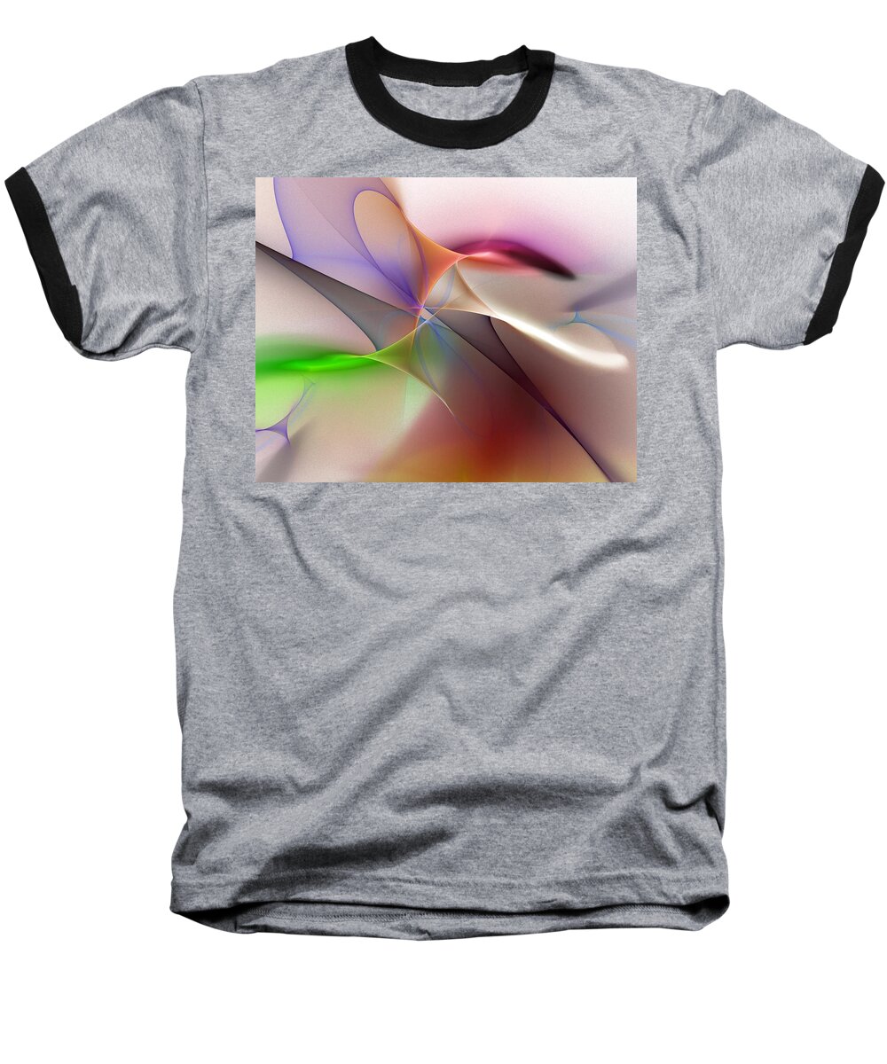Fine Art Baseball T-Shirt featuring the digital art Abstract 082710 by David Lane