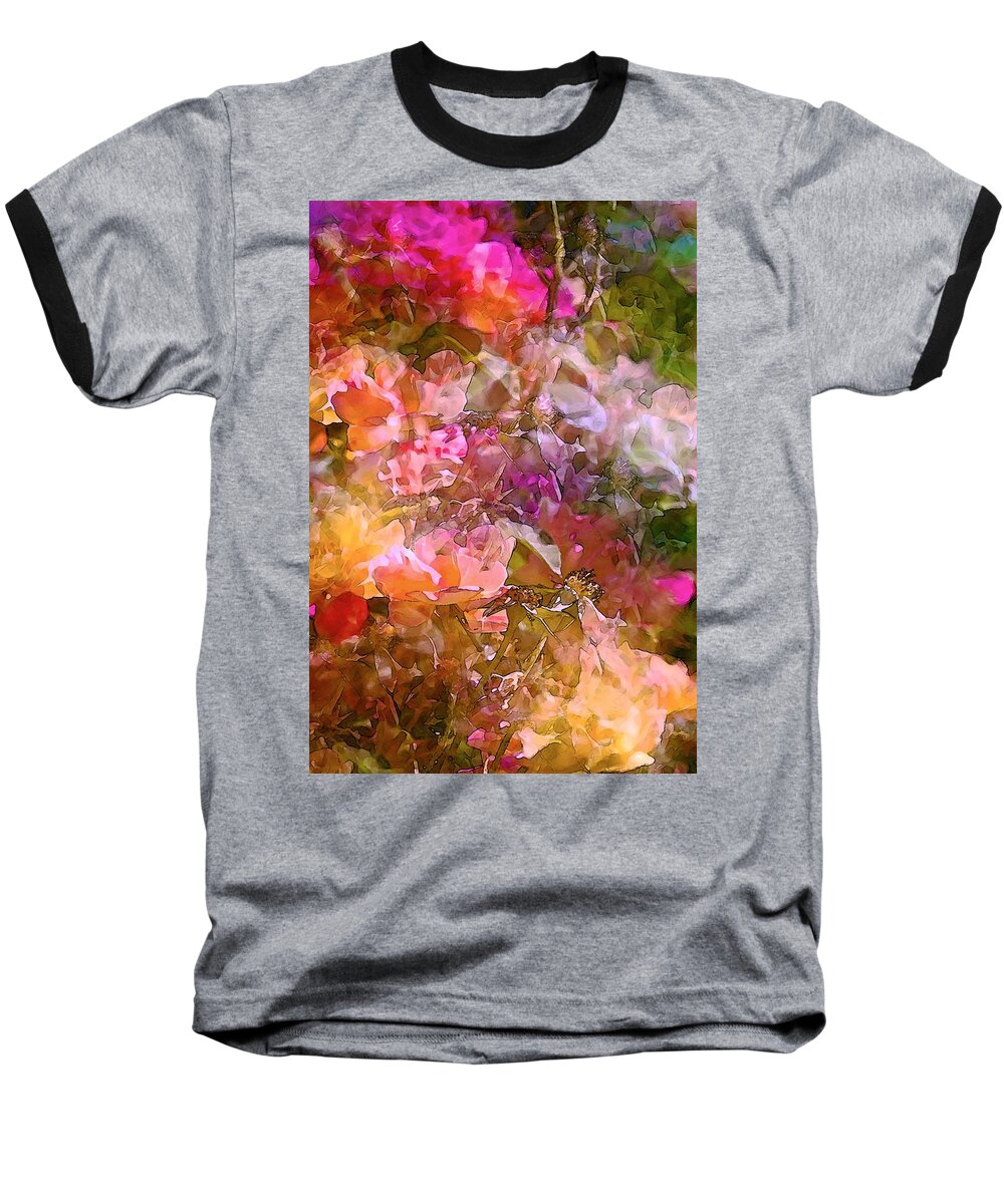 Abstract Baseball T-Shirt featuring the photograph Abstract 276 by Pamela Cooper