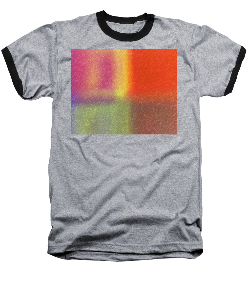 Abstract Baseball T-Shirt featuring the digital art Abstract 5791 by Steve DaPonte