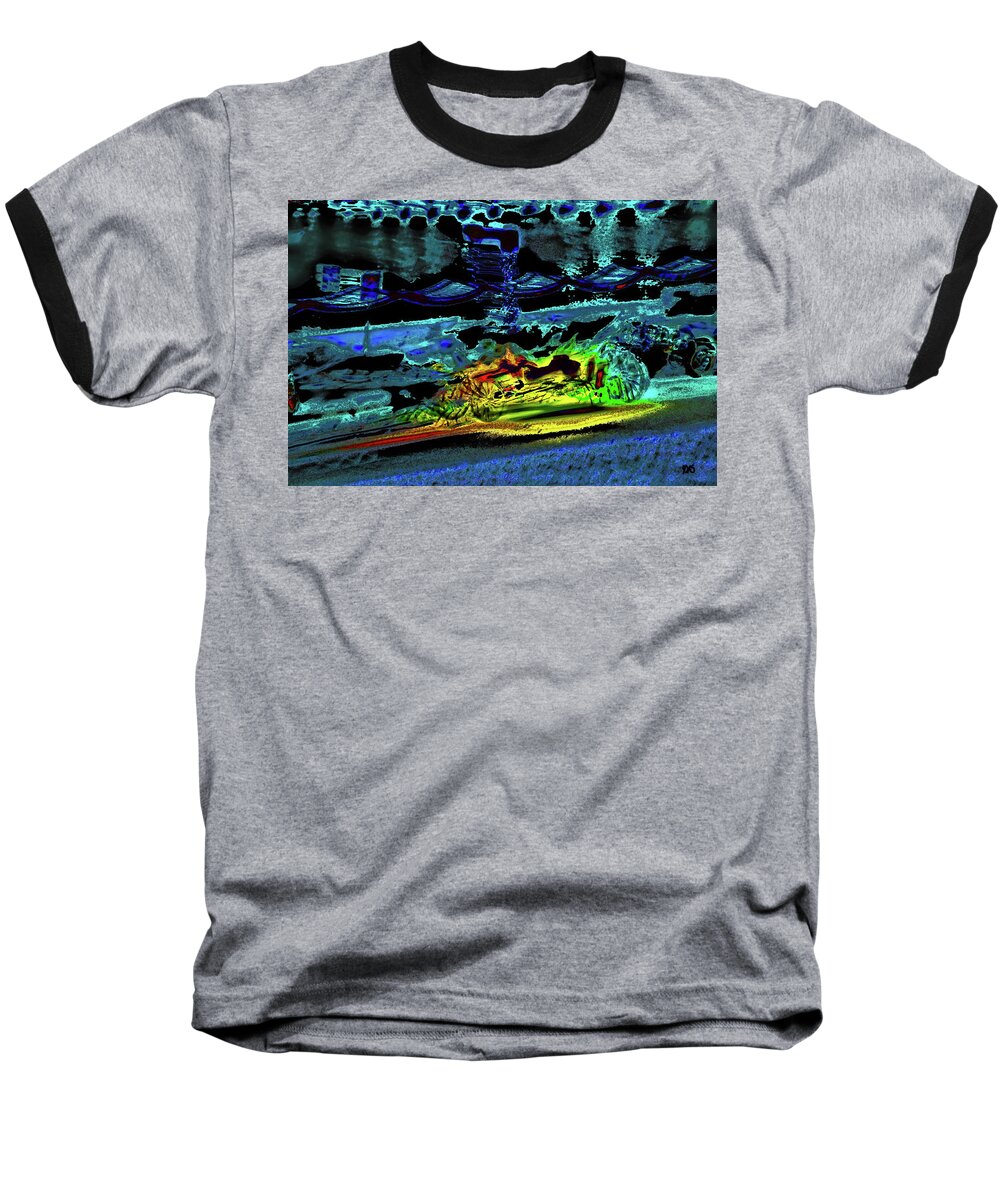 Abstract Baseball T-Shirt featuring the photograph Abstract Carriage Ride by Gina O'Brien
