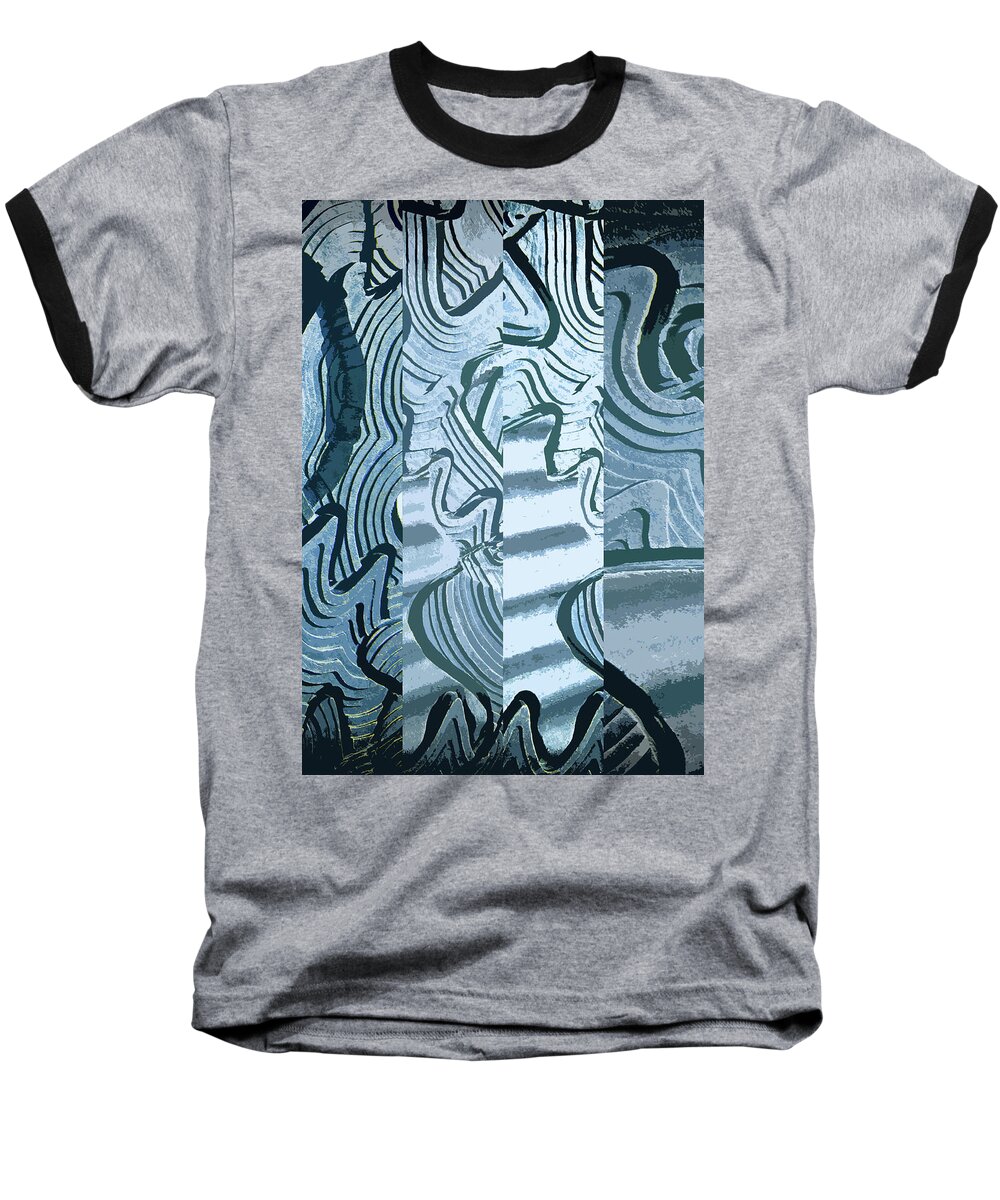 Abstract Baseball T-Shirt featuring the photograph Abstract No. 57-1 by Sandy Taylor