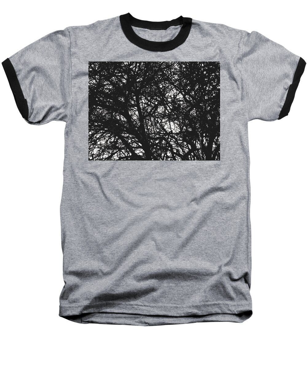 Abstract Baseball T-Shirt featuring the mixed media Abstract X by Chriss Pagani
