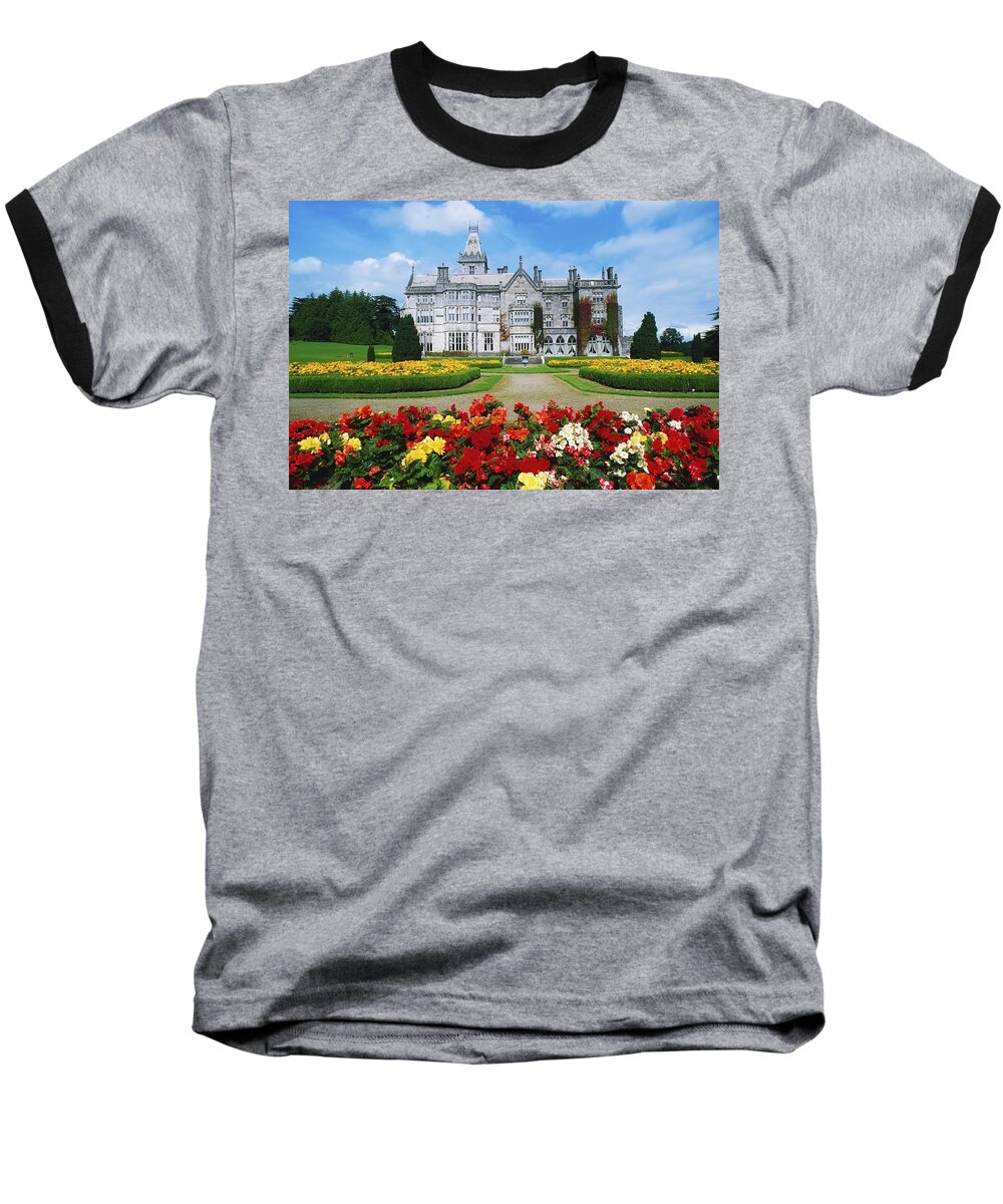 Adare Manor Baseball T-Shirt featuring the photograph Adare Manor Golf Club, Co Limerick by The Irish Image Collection 