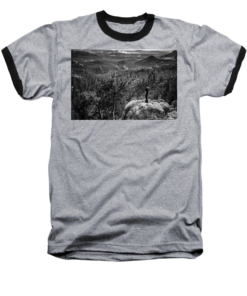 South Dakota Baseball T-Shirt featuring the photograph Needles Point South Dakota by Jason Moynihan