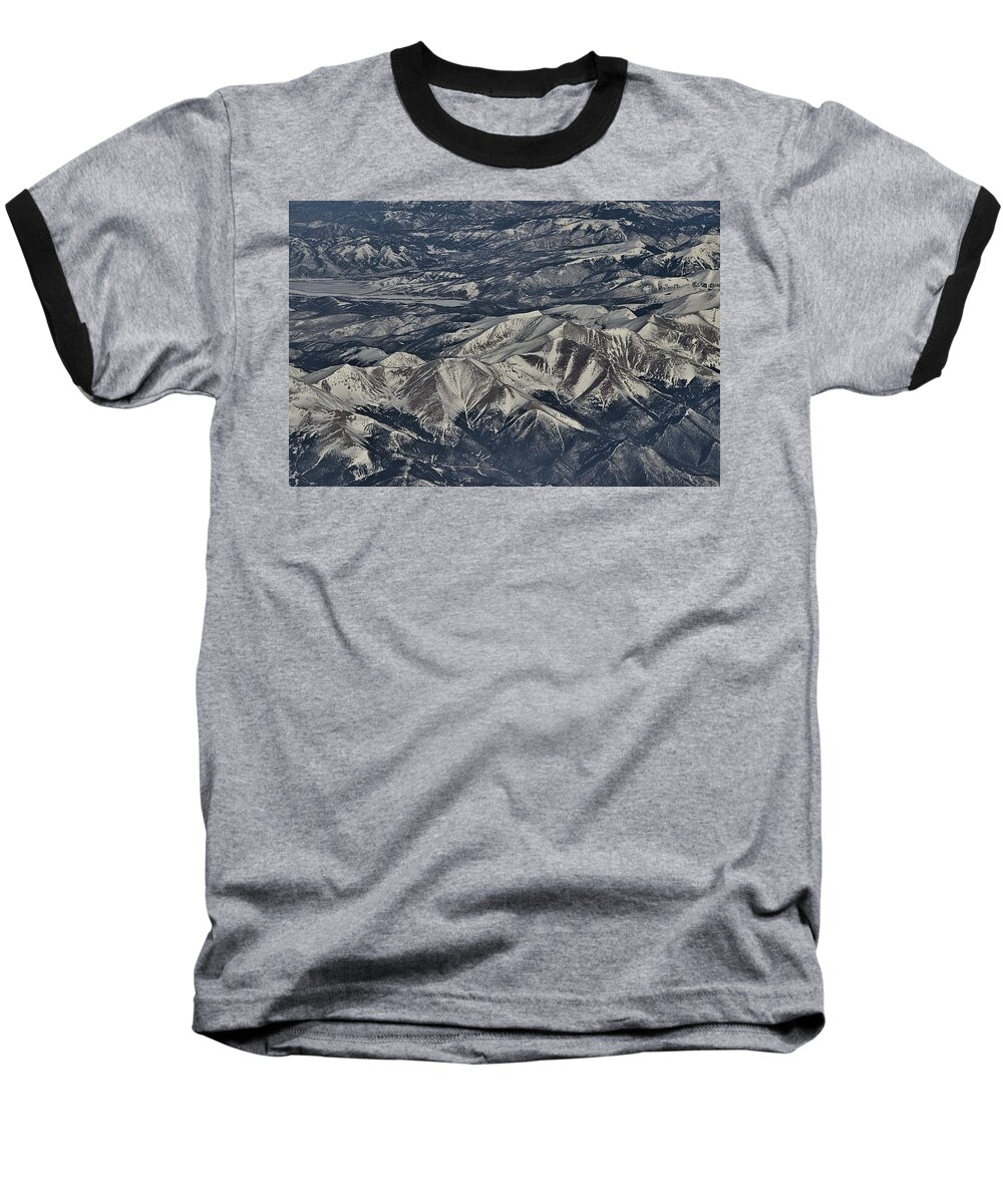 Aerial Photography Baseball T-Shirt featuring the photograph Aerial 4 by Steven Richman