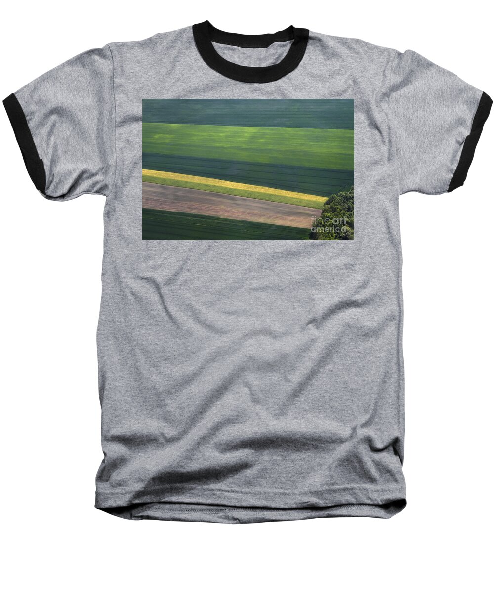 Aerial Baseball T-Shirt featuring the photograph Aerial Abstract by Teresa Zieba