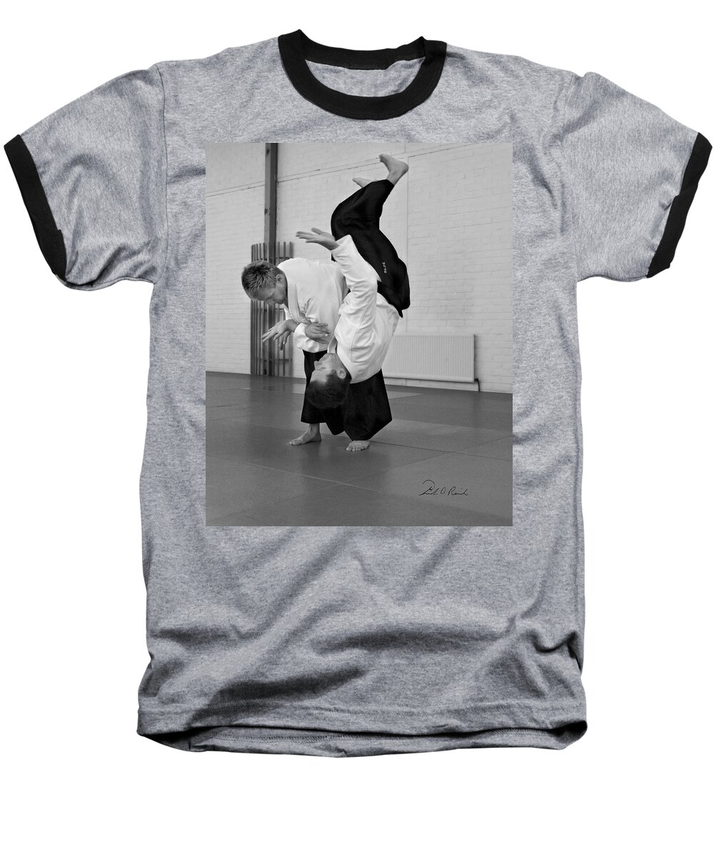 Fine Art Baseball T-Shirt featuring the photograph Aikido Up and Down by Frederic A Reinecke