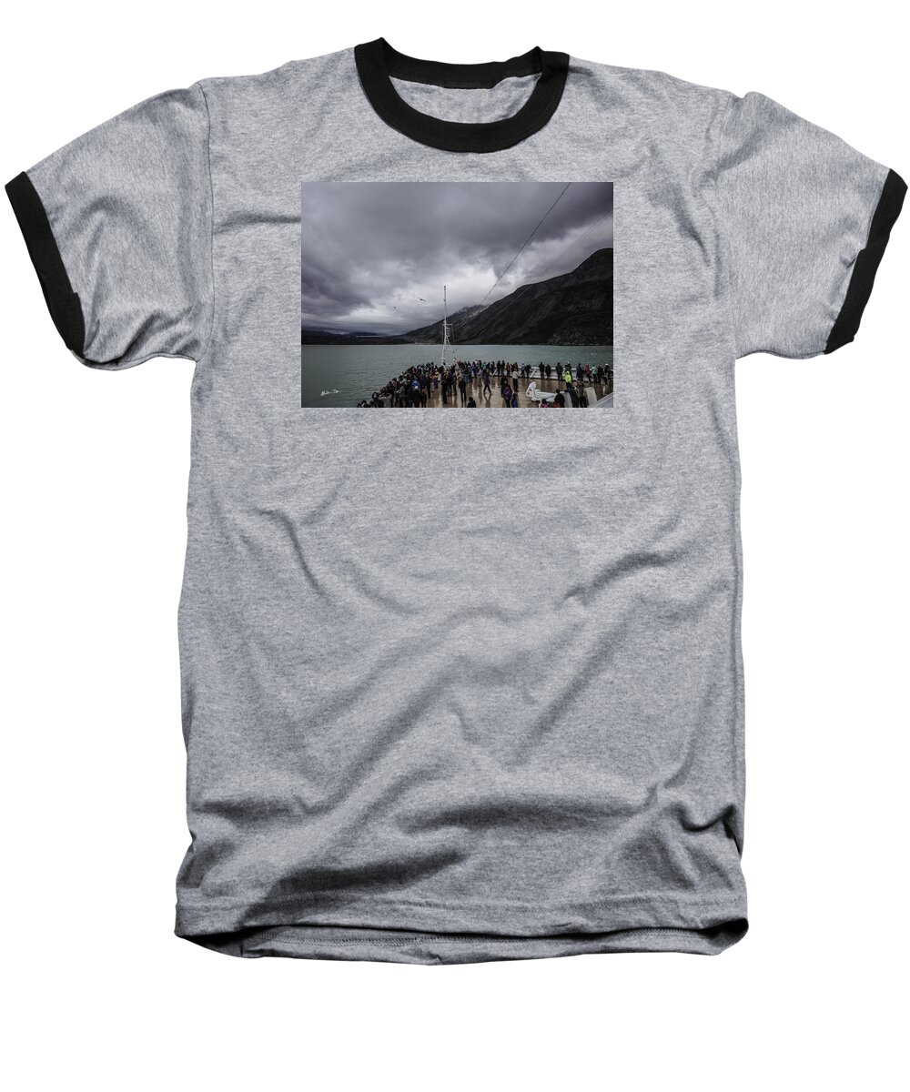 People Baseball T-Shirt featuring the photograph Alaska Voyage by Madeline Ellis