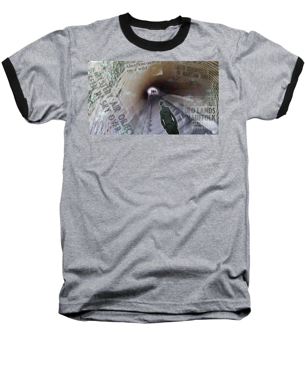 Aliens Baseball T-Shirt featuring the photograph Aliens by Jeff Breiman