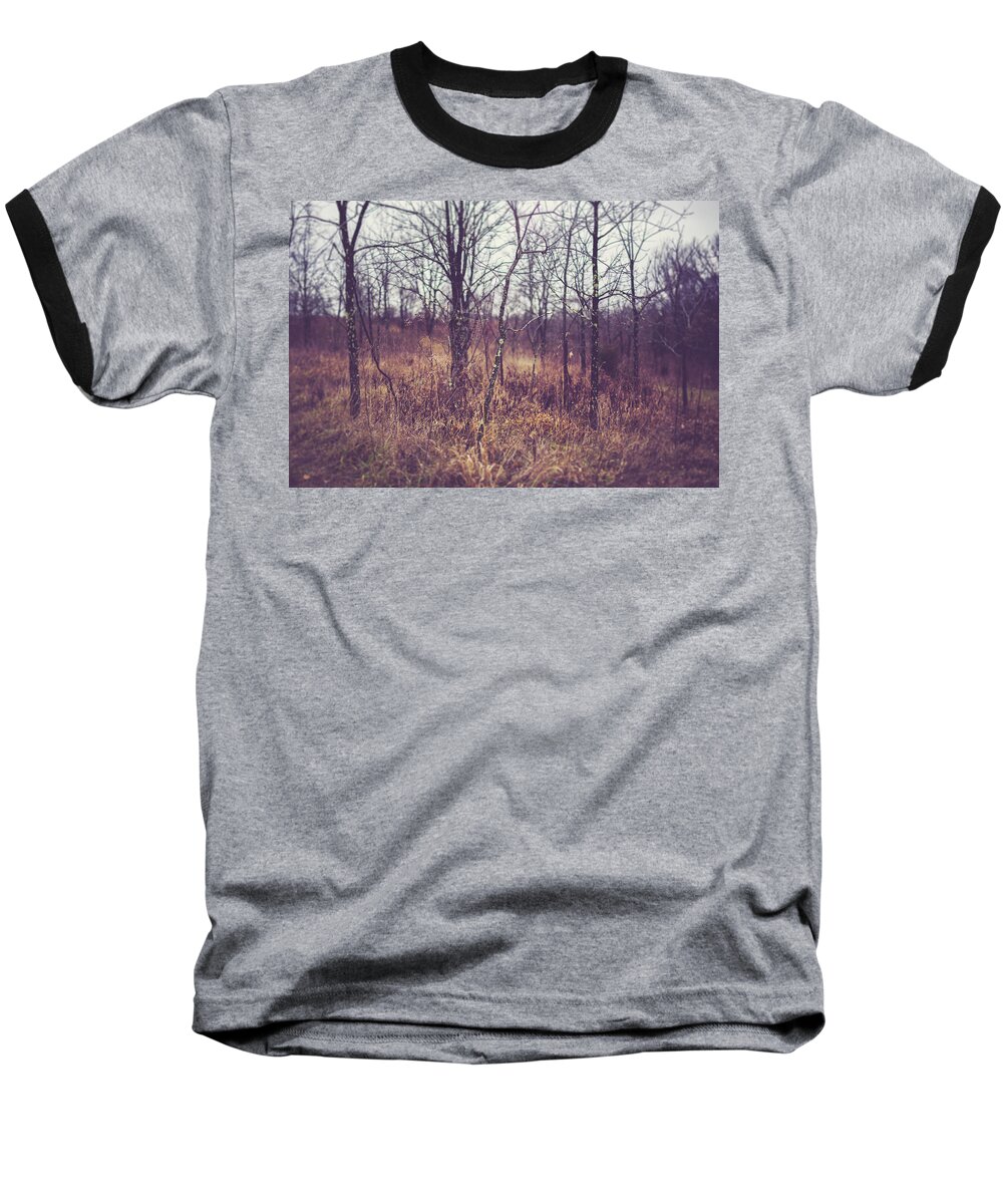 Nature Baseball T-Shirt featuring the photograph All The While by Shane Holsclaw