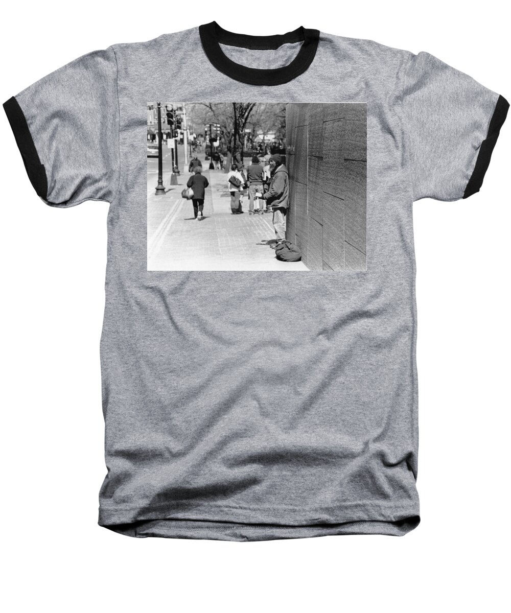 Alone Baseball T-Shirt featuring the photograph Not Alone by Joseph Caban
